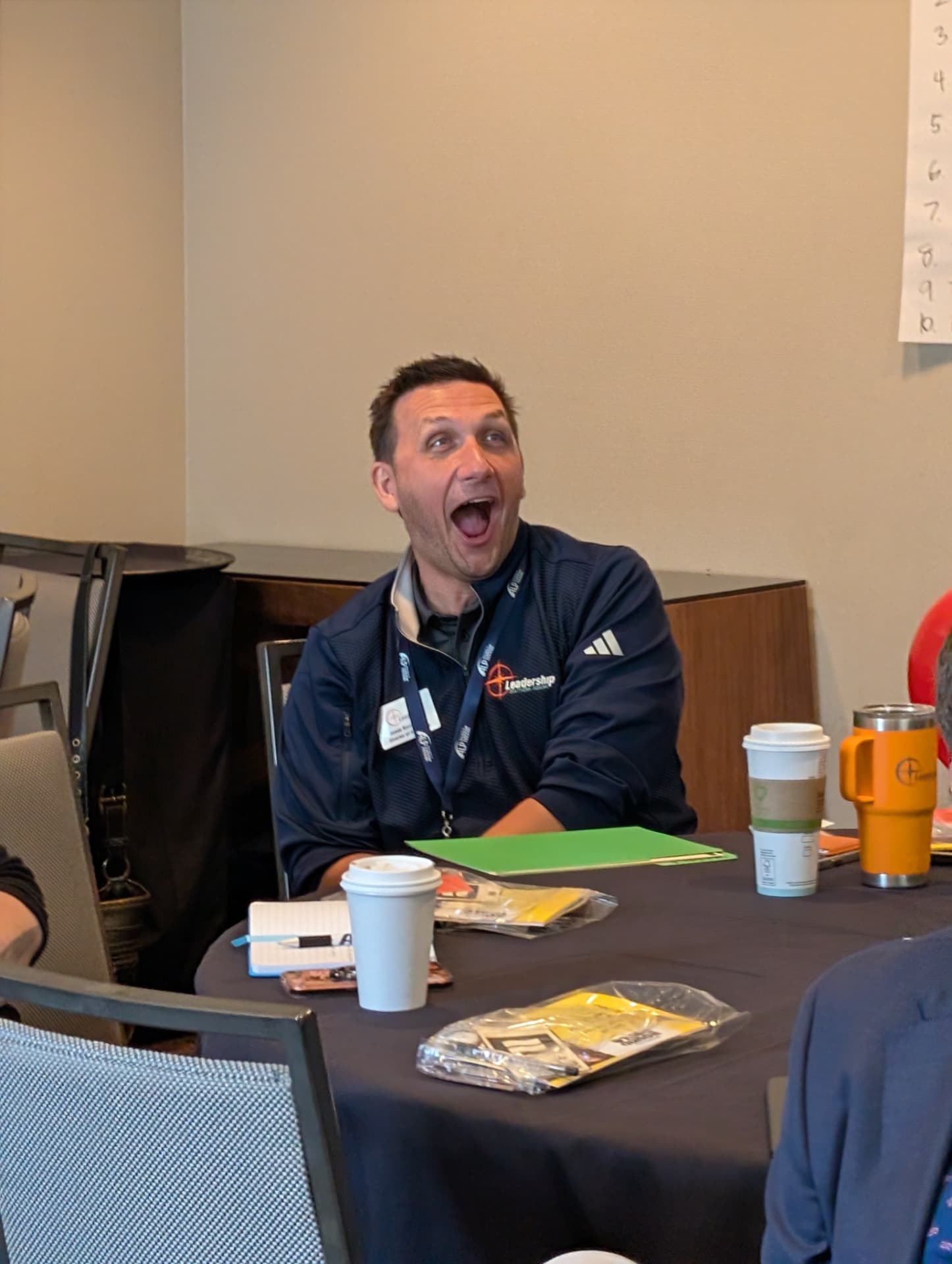 Pure delight mid-round at the Association of Leadership Programs National Conference.