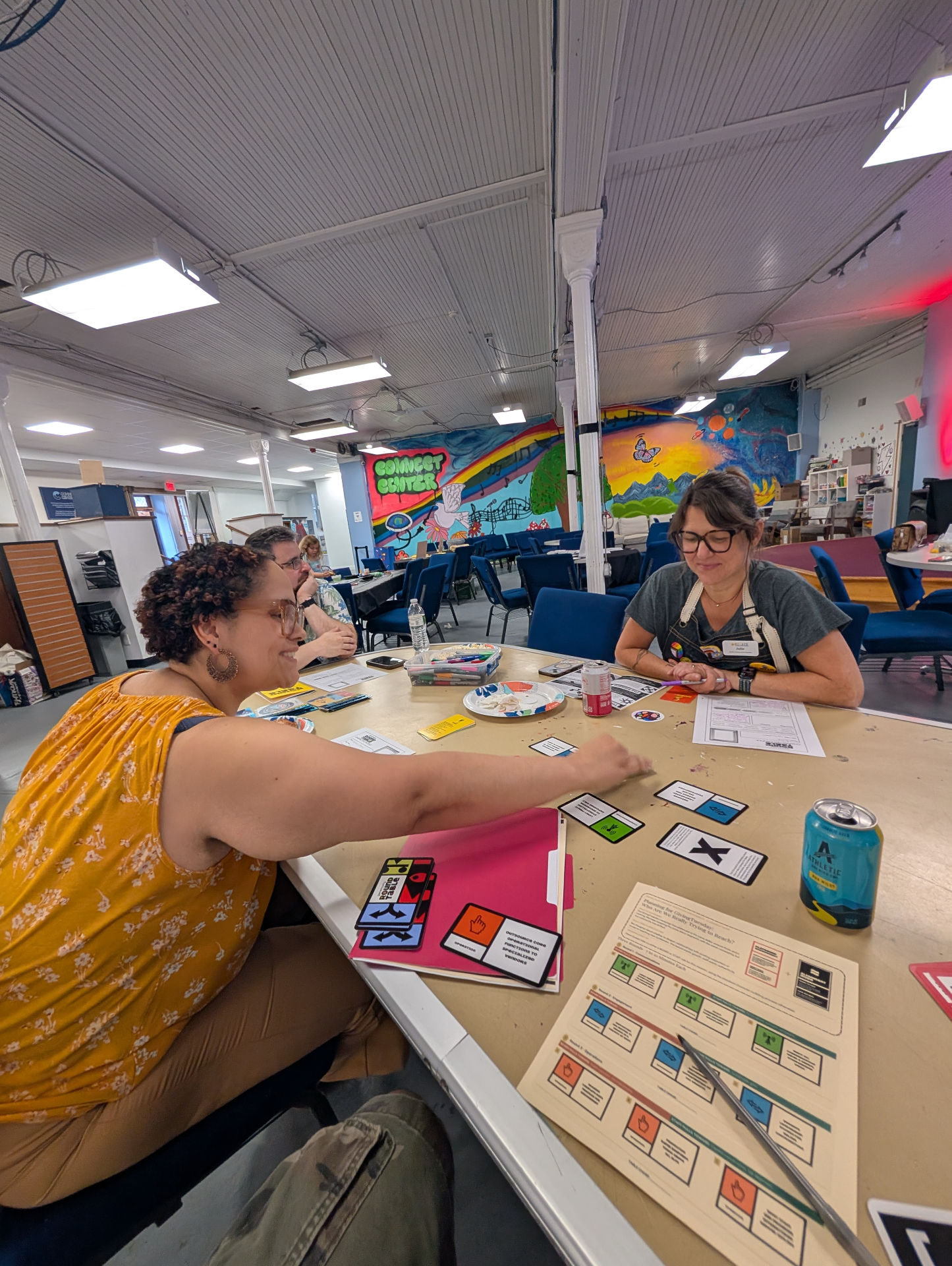 Live table at The Connect Center